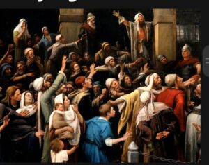 Dari “Hosana” ke “Salibkan Dia”Sebuah Cermin Hati Manusia di Sekitar Salib
Dari “Hosana” ke “Salibkan Dia”
Sebuah Cermin Hati Manusia di Sekitar Salib