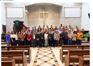 Foto bersama Kaum Bapak Wijk VIII dan Wijk I & III HKBP Slipi usai Kebaktian Bulanan, Kamis 4 Juni 2026